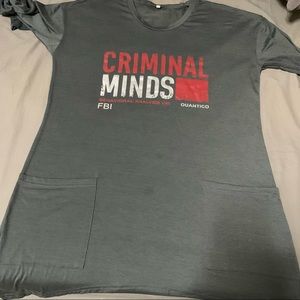 Criminal Minds Pajama Dress Long Sleeve